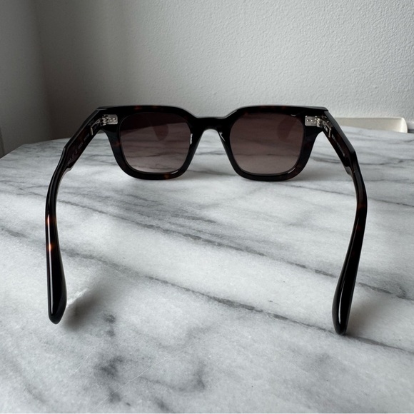 Tortoise Shell Square Sunglasses - Picture 6 of 11